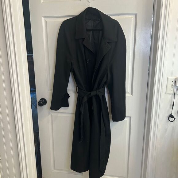 Trench coat unisex 100%wool made in Portugal xxl women’s or mens Large - Picture 10 of 13